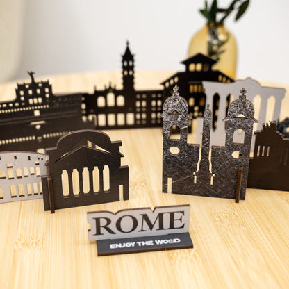 Wooden Travel Decor Memory City – Rome