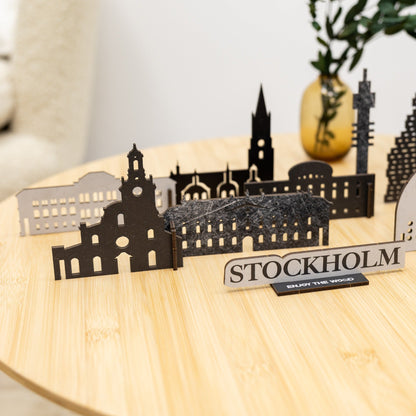 Wooden Travel Decor Memory City – Stockholm