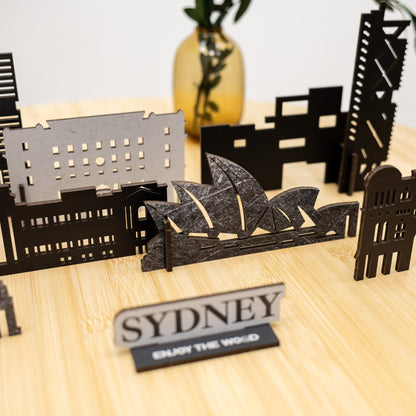 Wooden Travel Decor Memory City – Sydney