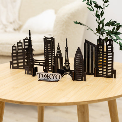 Wooden Travel Decor Memory City – Tokyo