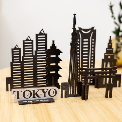 Wooden Travel Decor Memory City – Tokyo