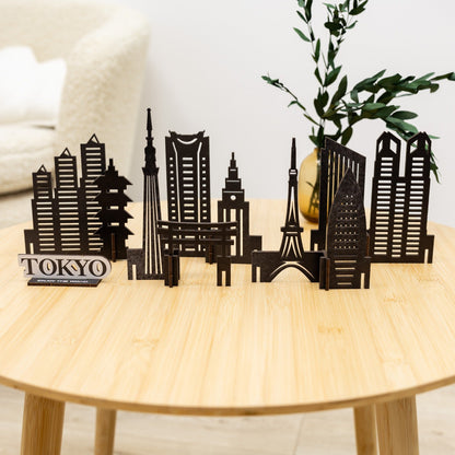 Wooden Travel Decor Memory City – Tokyo