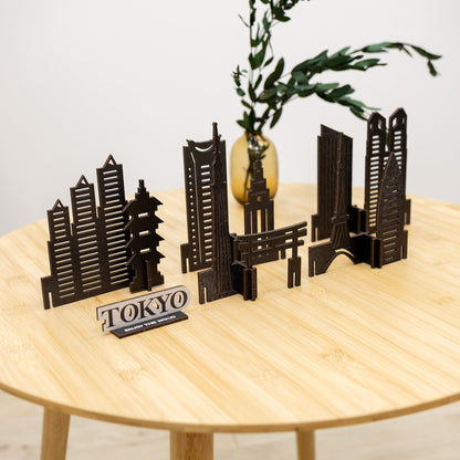 Wooden Travel Decor Memory City – Tokyo