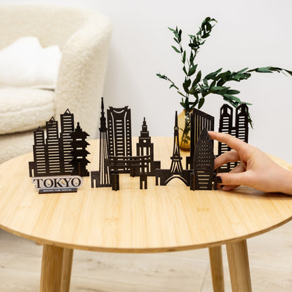 Wooden Travel Decor Memory City – Tokyo