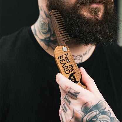 Wooden Beard Comb – Fear the Beard
