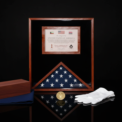 Flag and Document Case for 3ft x 5ft US Made - Black.