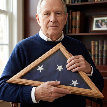 Capitol Flag Case Fit 3ft x 5ft Flag Oak