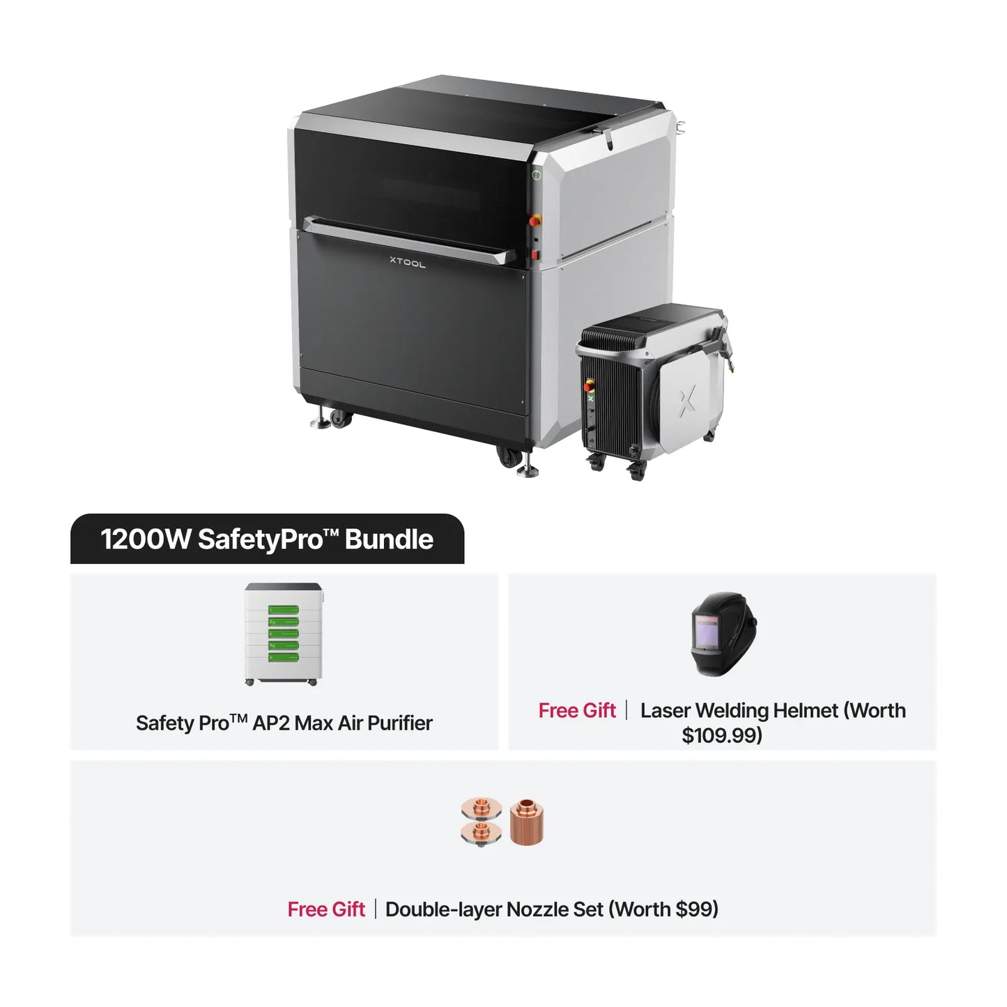 xTool MetalFab Laser Welder/ CNC Cutter