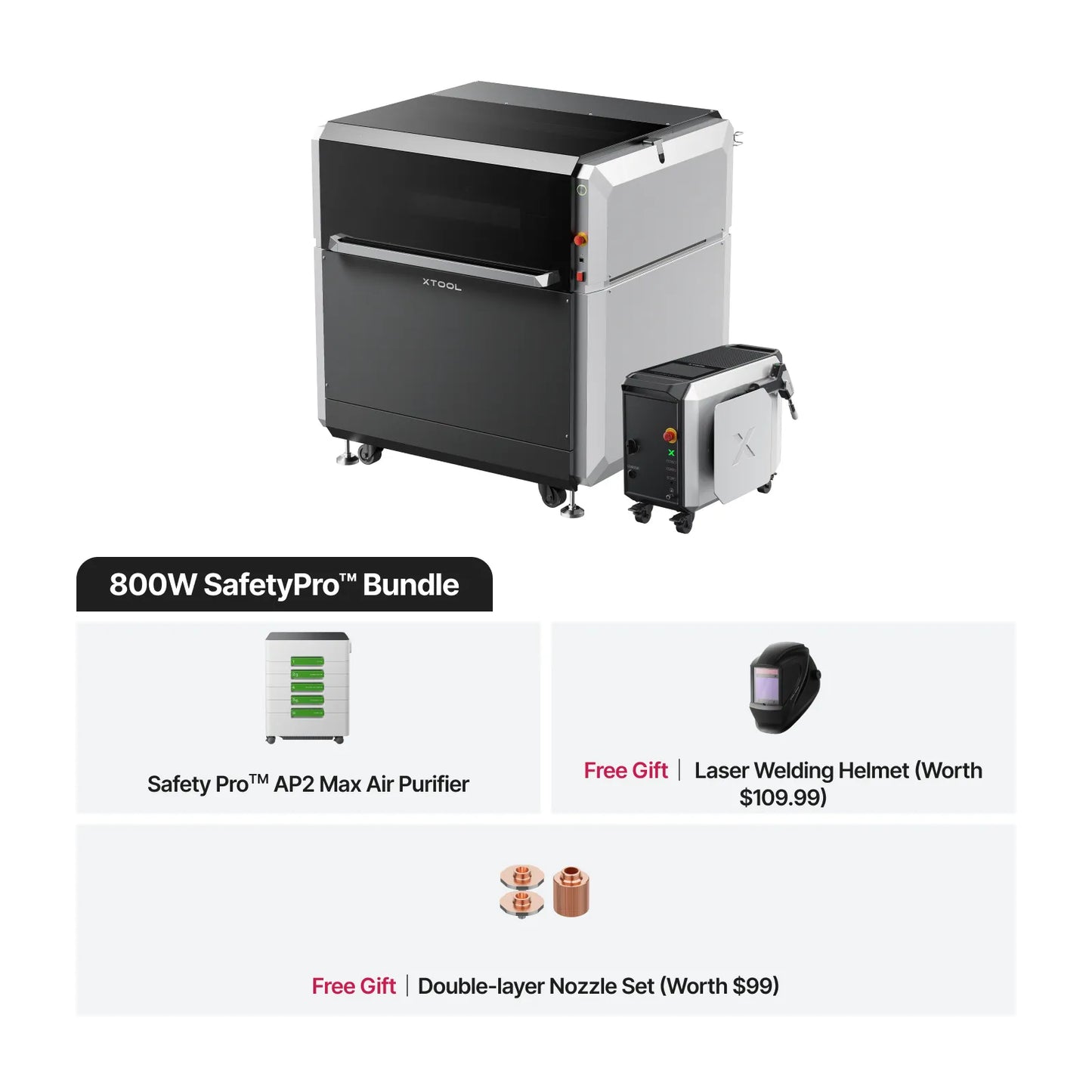 xTool MetalFab Laser Welder/ CNC Cutter