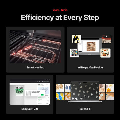 xTool P3 80W Flagship CO2 Laser Cutter with Intelligent Automation