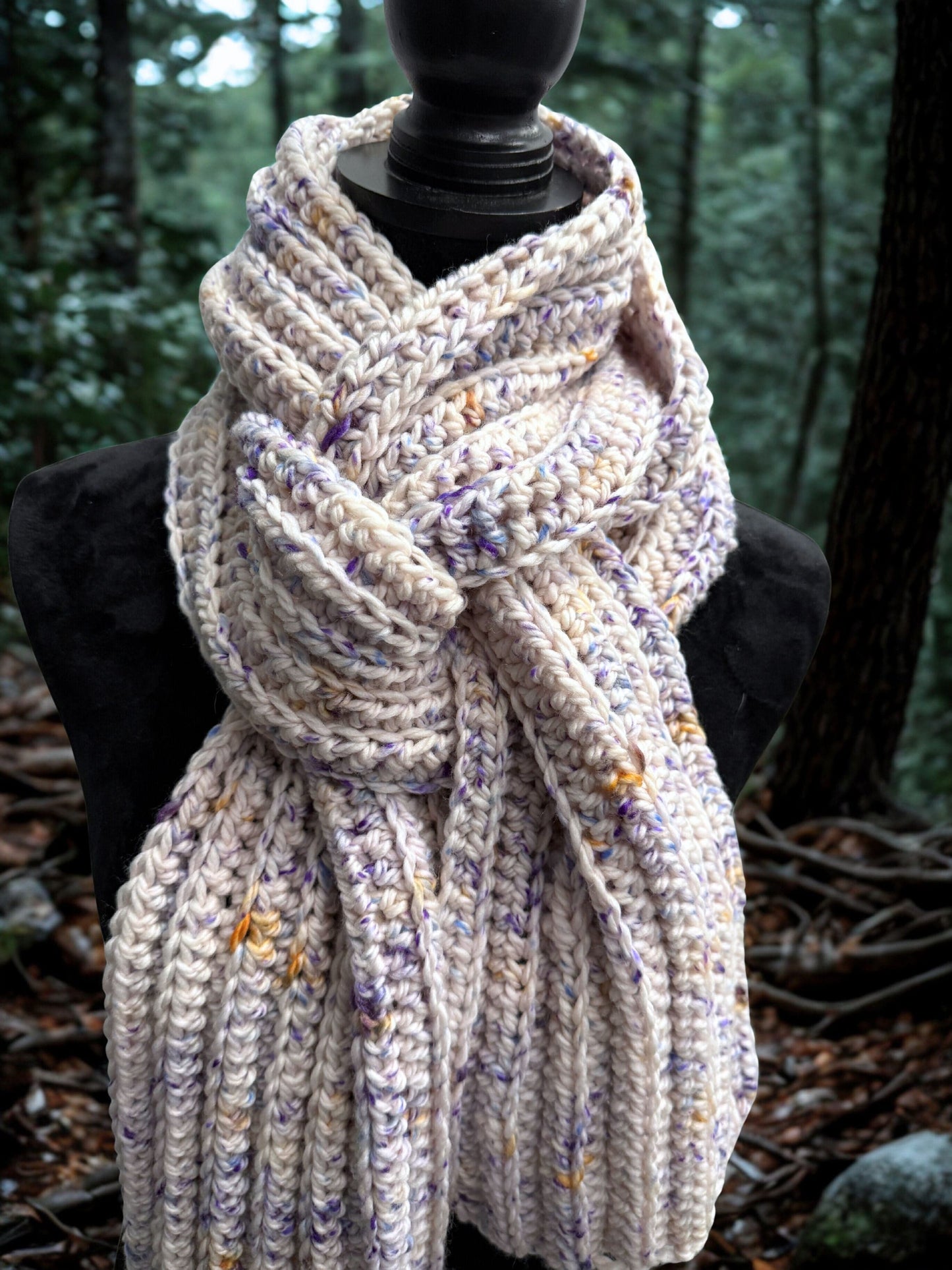 Sunday Stroll Crochet Scarf