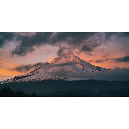 NORTH DRINKWARE Handblown Mt. Hood Tumbler