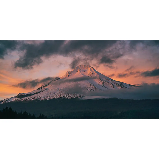 NORTH DRINKWARE Handblown Mt. Hood Tumbler