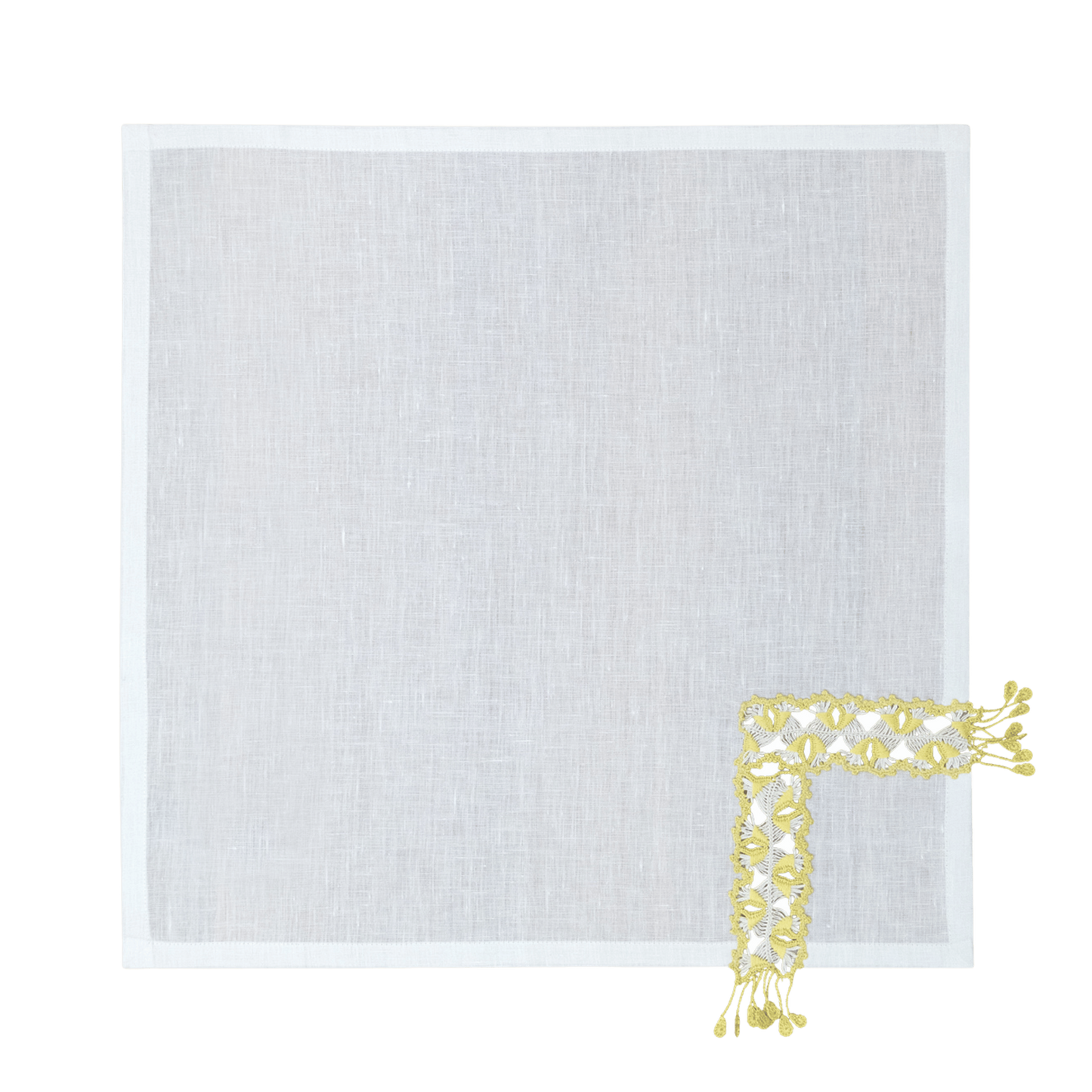 Hand Crochet Napkins 18" x 18" (Set of 4)