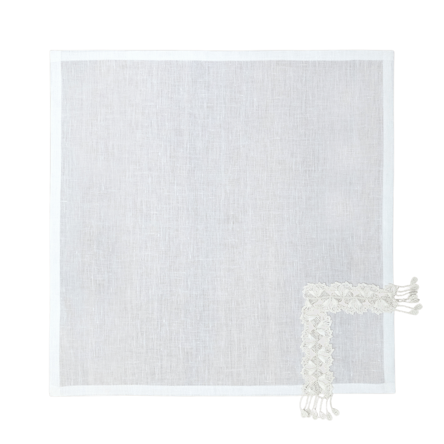 Hand Crochet Napkins 18" x 18" (Set of 4)