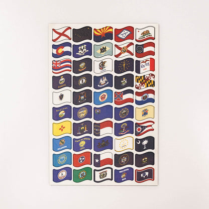Poster Travel Tracker States USA