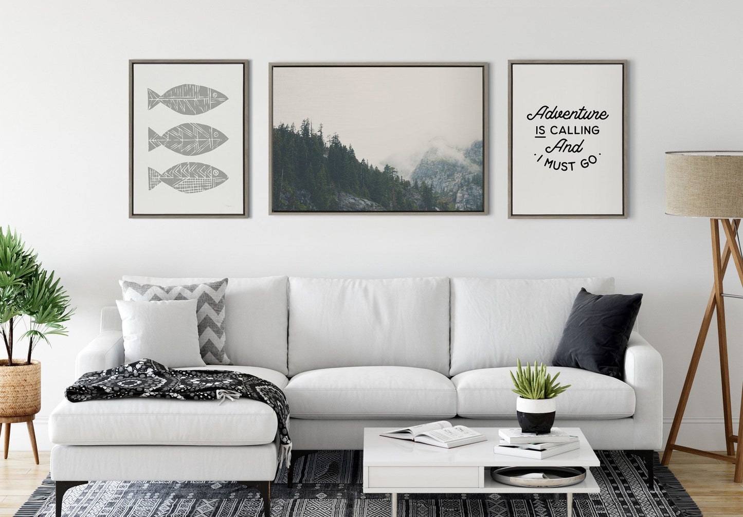 Sylvie The Power of Imagination Framed Canvas by Laura Evans
