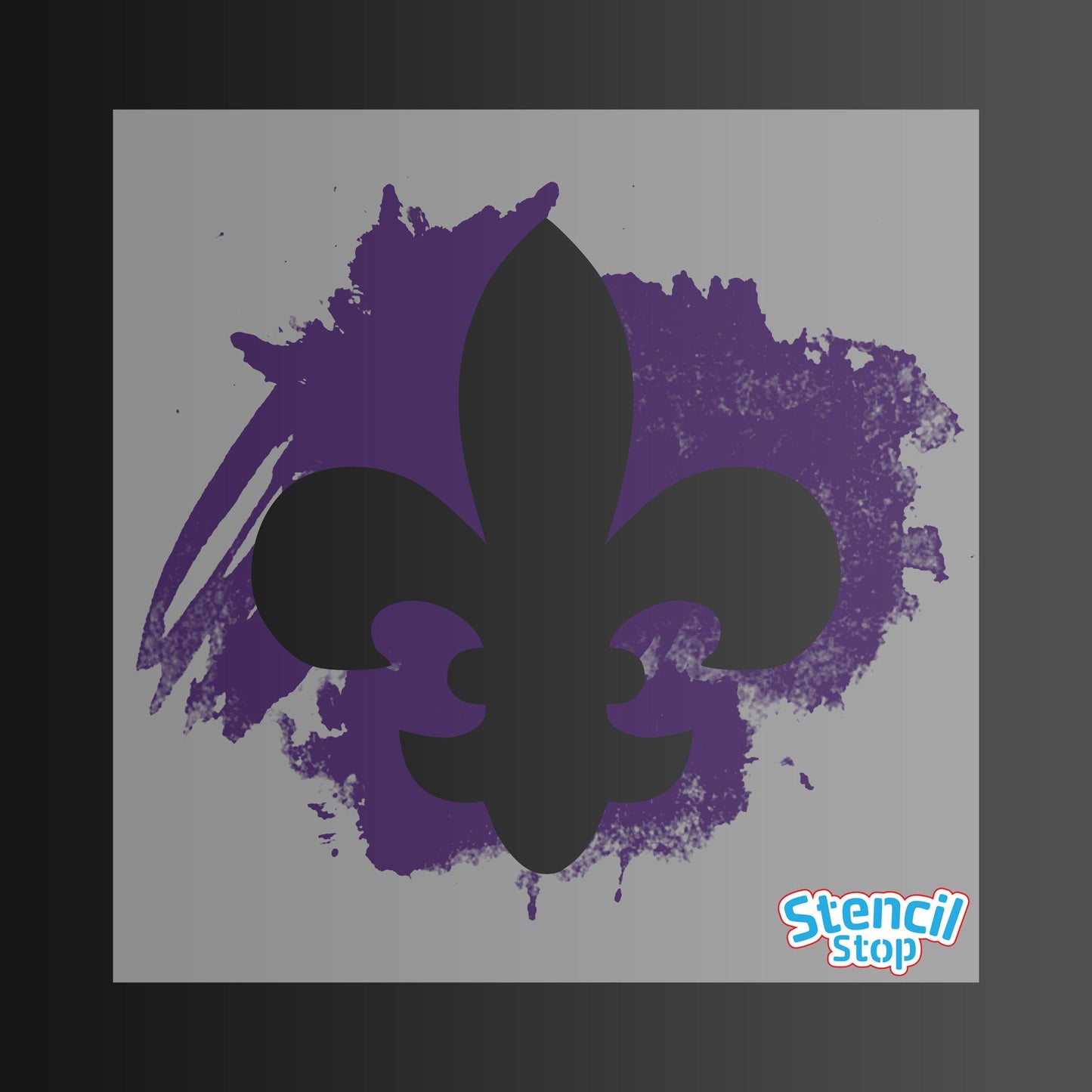 New Orleans Fleur-de-lis Stencil
