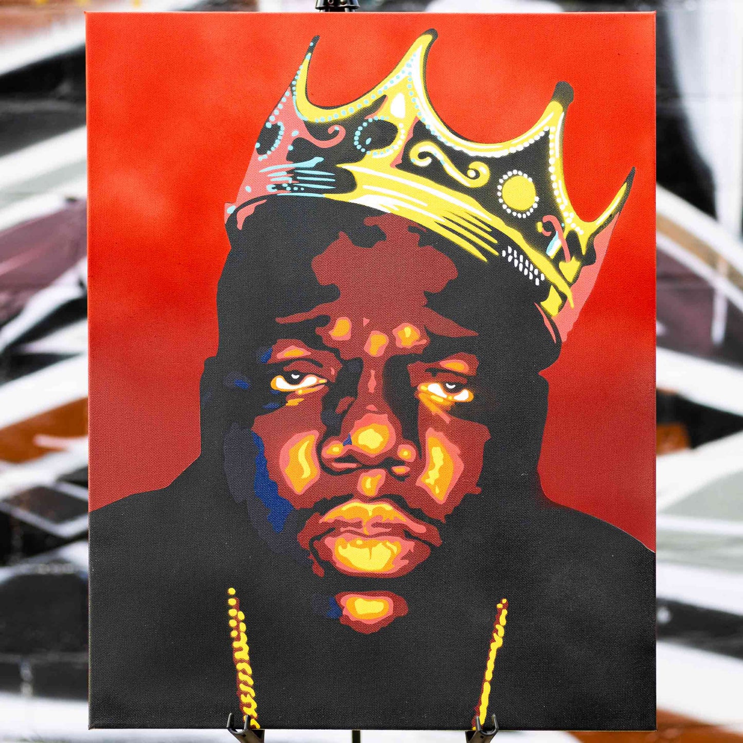 Notorious B.I.G "King of NY" Layered Stencil Set