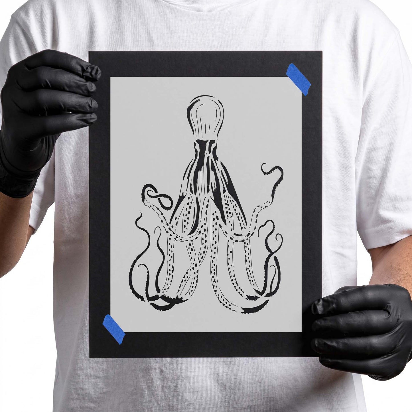 Octopus Stencil