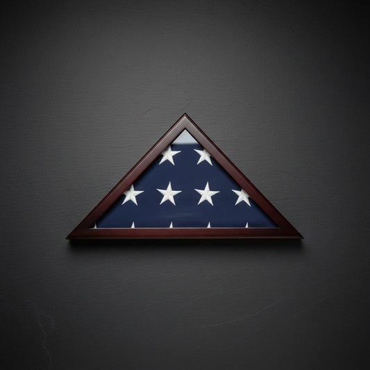 Officers Flag Display Case for 3Ft X5Ft Flag designed to hold a 3ft x 5ft flag
