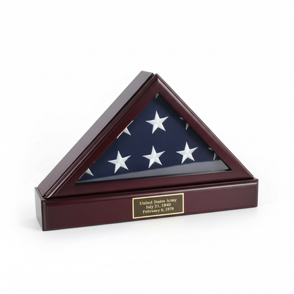 American Made Flag And Pedestal Display case-Size 4'x6'