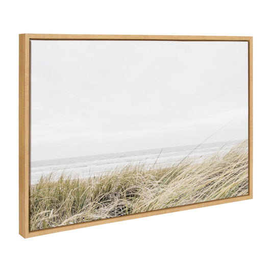 Sylvie East Beach Framed Canvas by Amy Peterson Art Studio