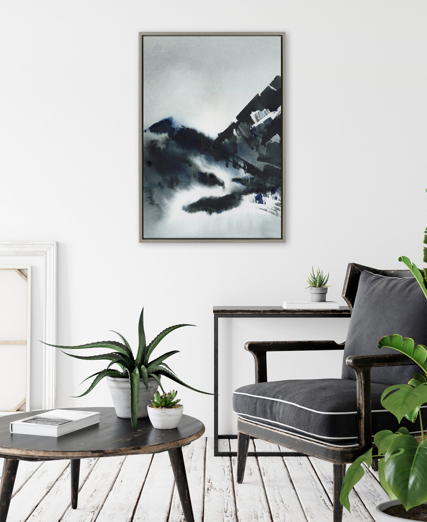 Sylvie Close Your Eyes and Remember 4 Framed Canvas by Maja Mitrovic of Makes My Day Happy