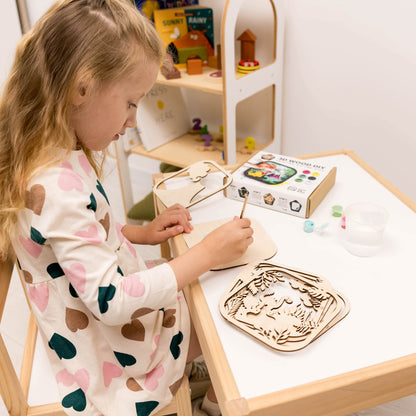 3D DIY Wood Painting Kit for Kids – Dino