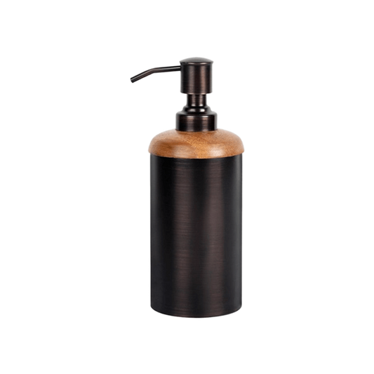 Pakston Oil Rubbed Bronze & Wood Soap Pump