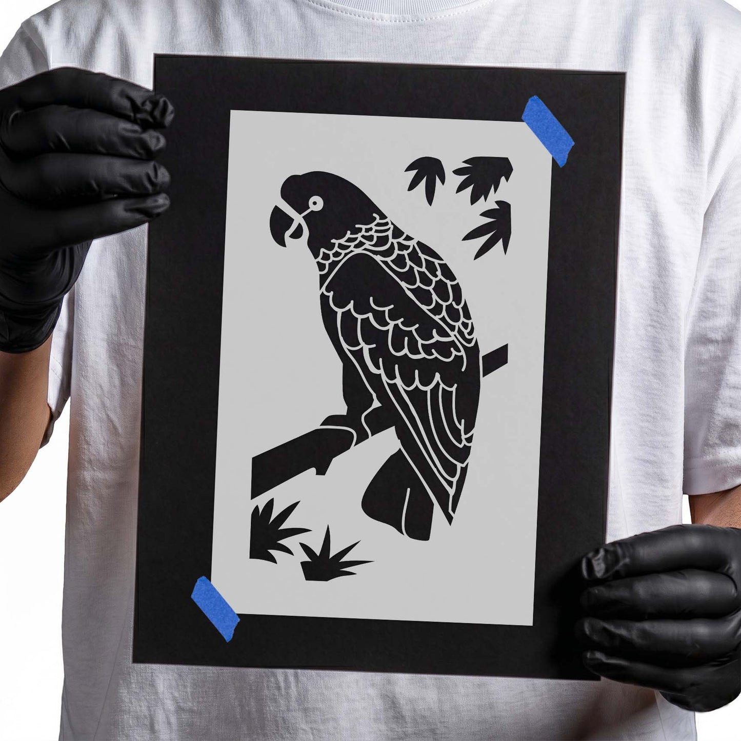 Parrot Stencil