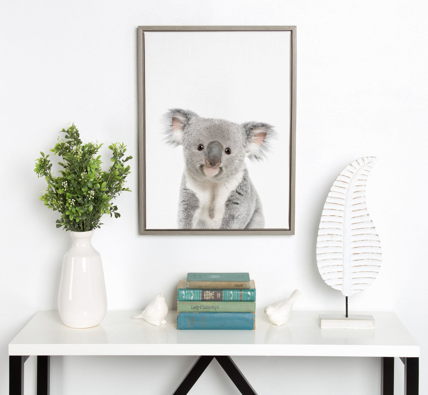 Sylvie Koala Framed Canvas by Amy Peterson Art Studio