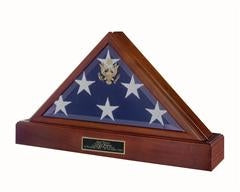 Flag Connections Burial Flag and Pedestal Display Case