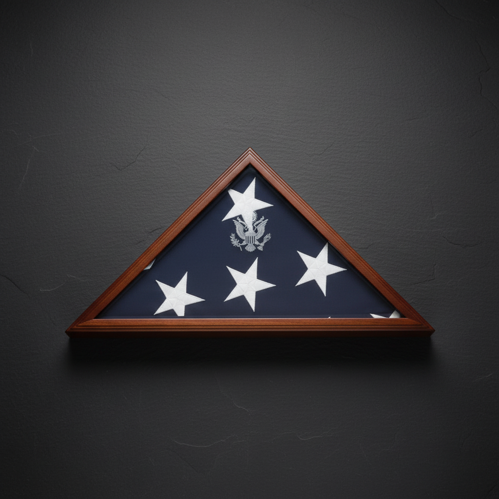 American Laser Engraved Flag Case - Size 3'x5'