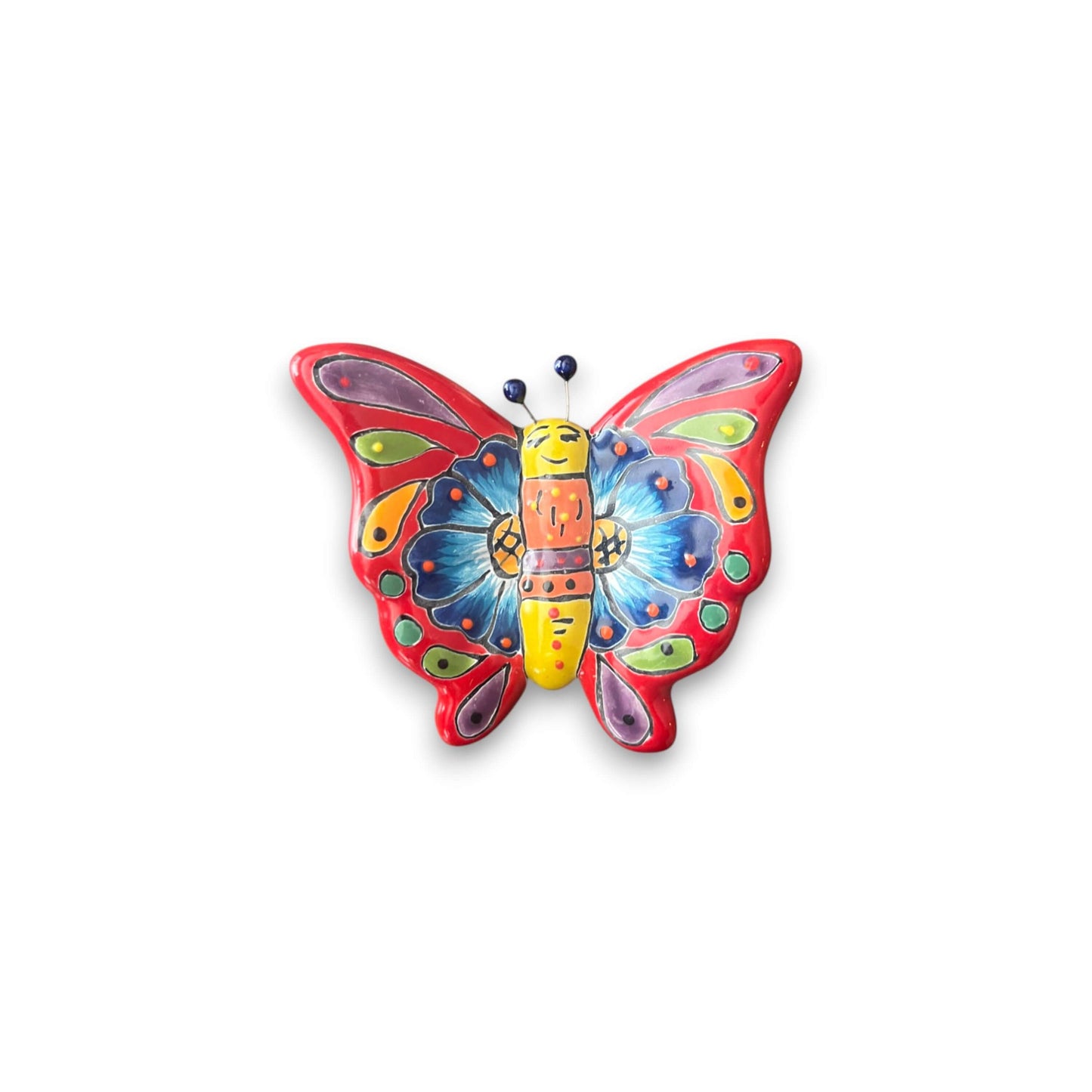 Talavera Butterfly Wall Hanging | Petite Animal Decor