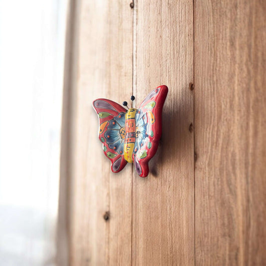 Talavera Butterfly Wall Hanging | Petite Animal Decor