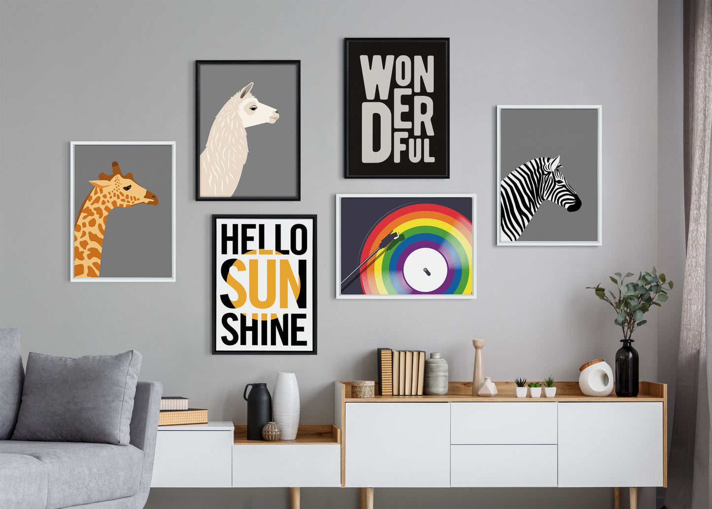 Sylvie Hello Sunshine Framed Canvas By Rocket Jack
