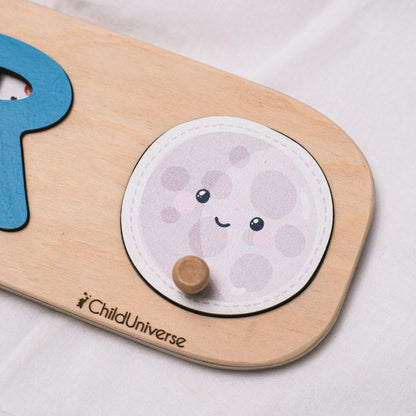Wooden Planet Puzzle