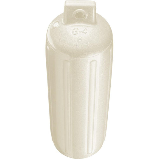 Polyform G-4 Twin Eye Fender 6.5" x 22" - Metallic White