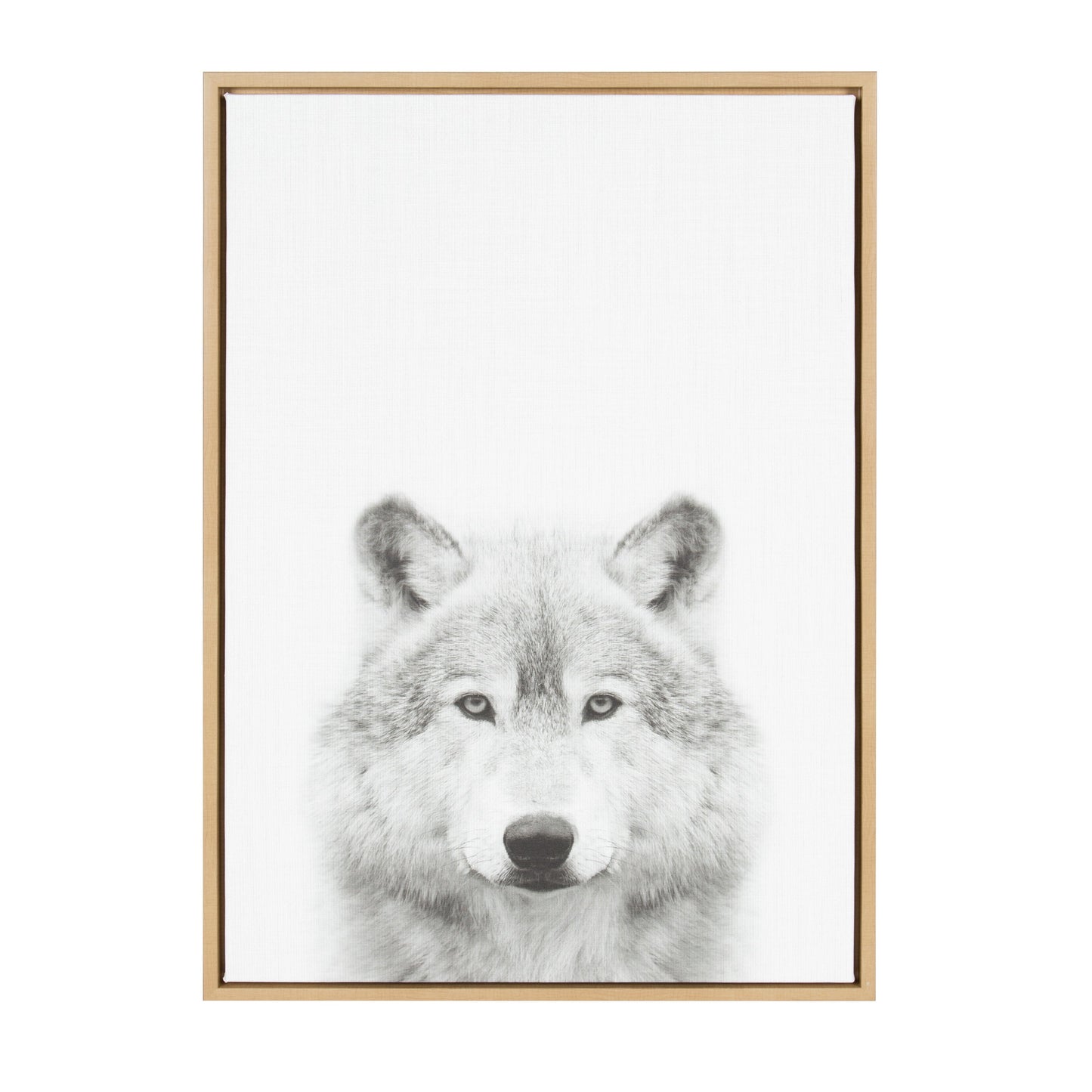 Sylvie Wolf Framed Canvas by Simon Te Tai