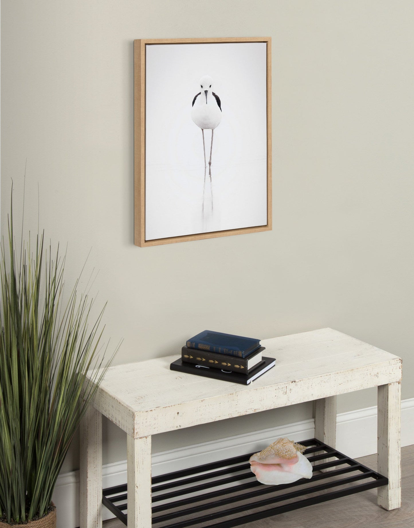 Sylvie Seagull Framed Canvas by Tai Prints