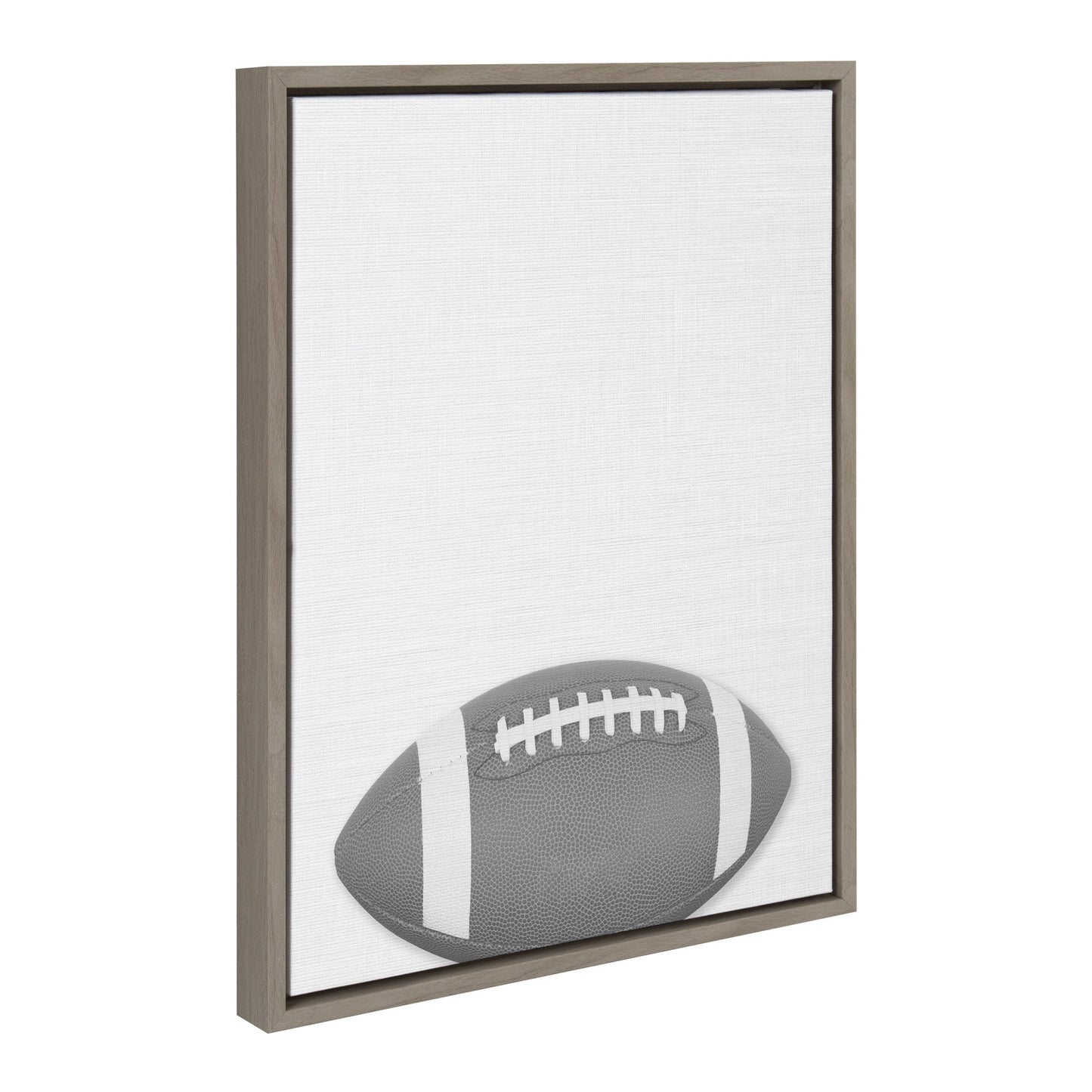 Sylvie Football Portrait Framed Canvas, Gray 18x24