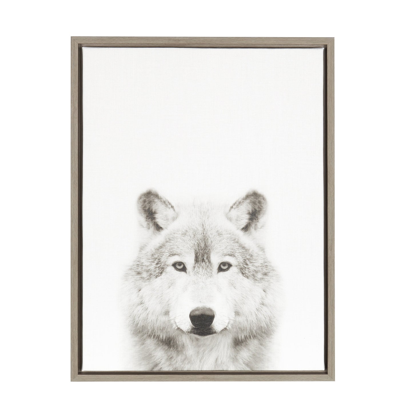 Sylvie Wolf Framed Canvas by Simon Te Tai
