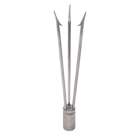 Palantic Lionfish 6" Pole Spear Tip 3 Prong Paralyzer w/ Barbs, 8mm