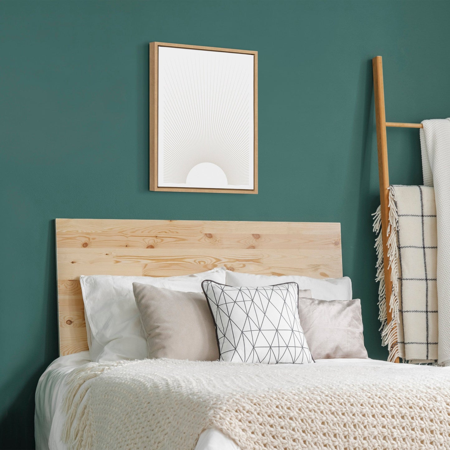 Sylvie Sun Rays Framed Canvas by Rocket Jack