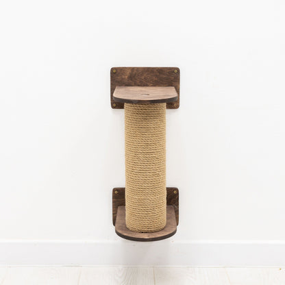 Small Cat Tree – Dark Walnut