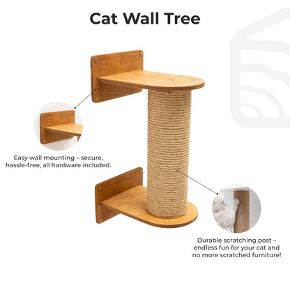 Small Cat Tree – Oak