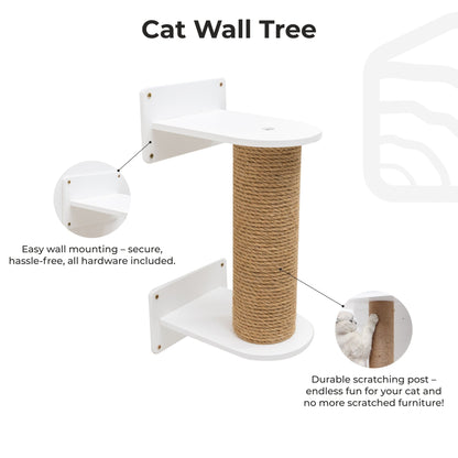 Small Cat Tree – White