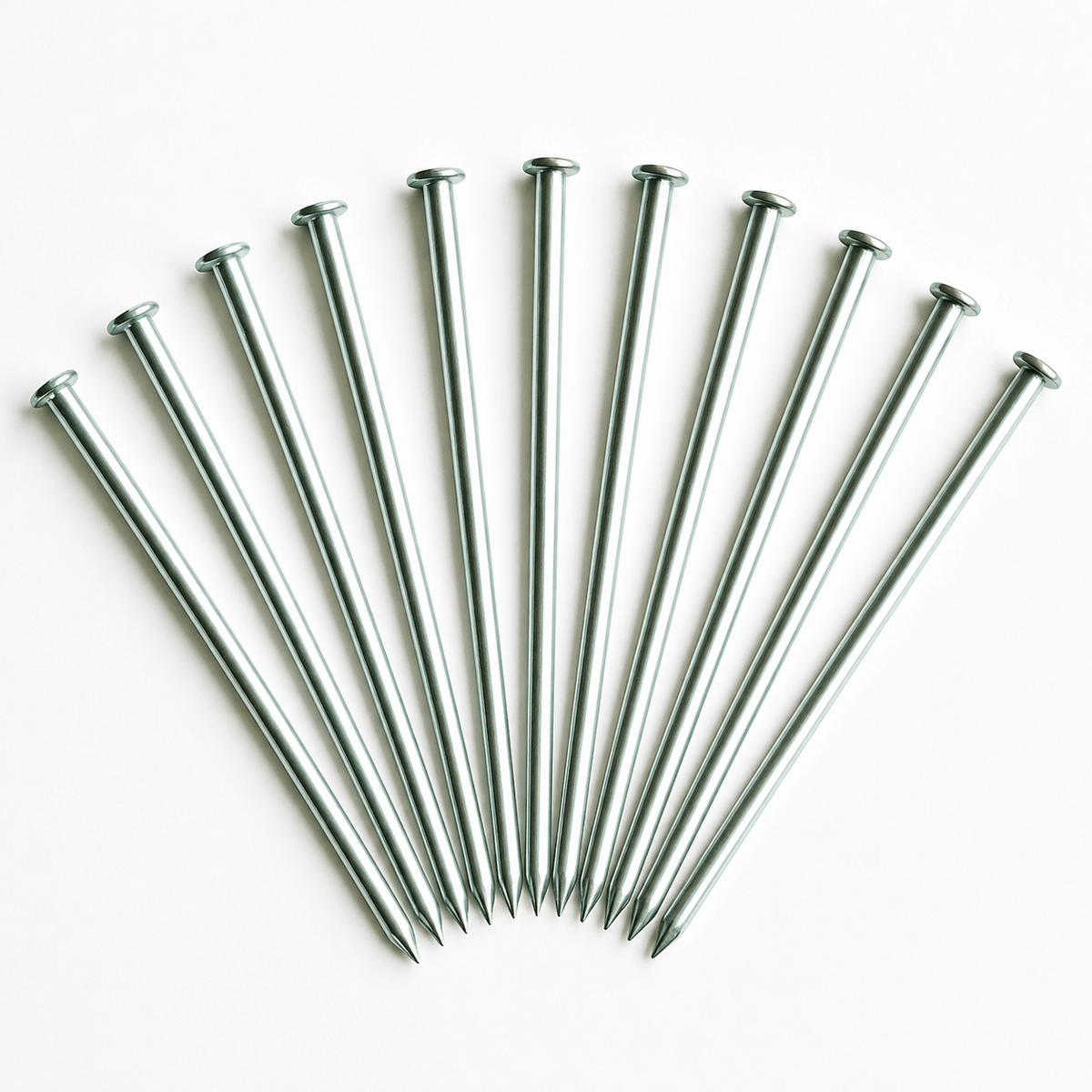 Solar Pillar Ground Anchors - Galvanized Steel - 6-inch & 10-inch