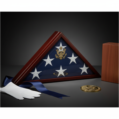Flag Connections, Burial Flag Cases, 3ft x 5ft American Flag